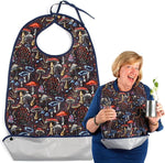 Adult Bibs w/ 3 Snaps & Crumb Catcher