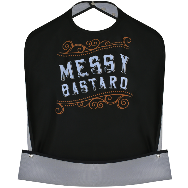 Messy Bastard - Funny Adult Bibs