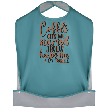Coffee & Jesus - Funny Adult Bib