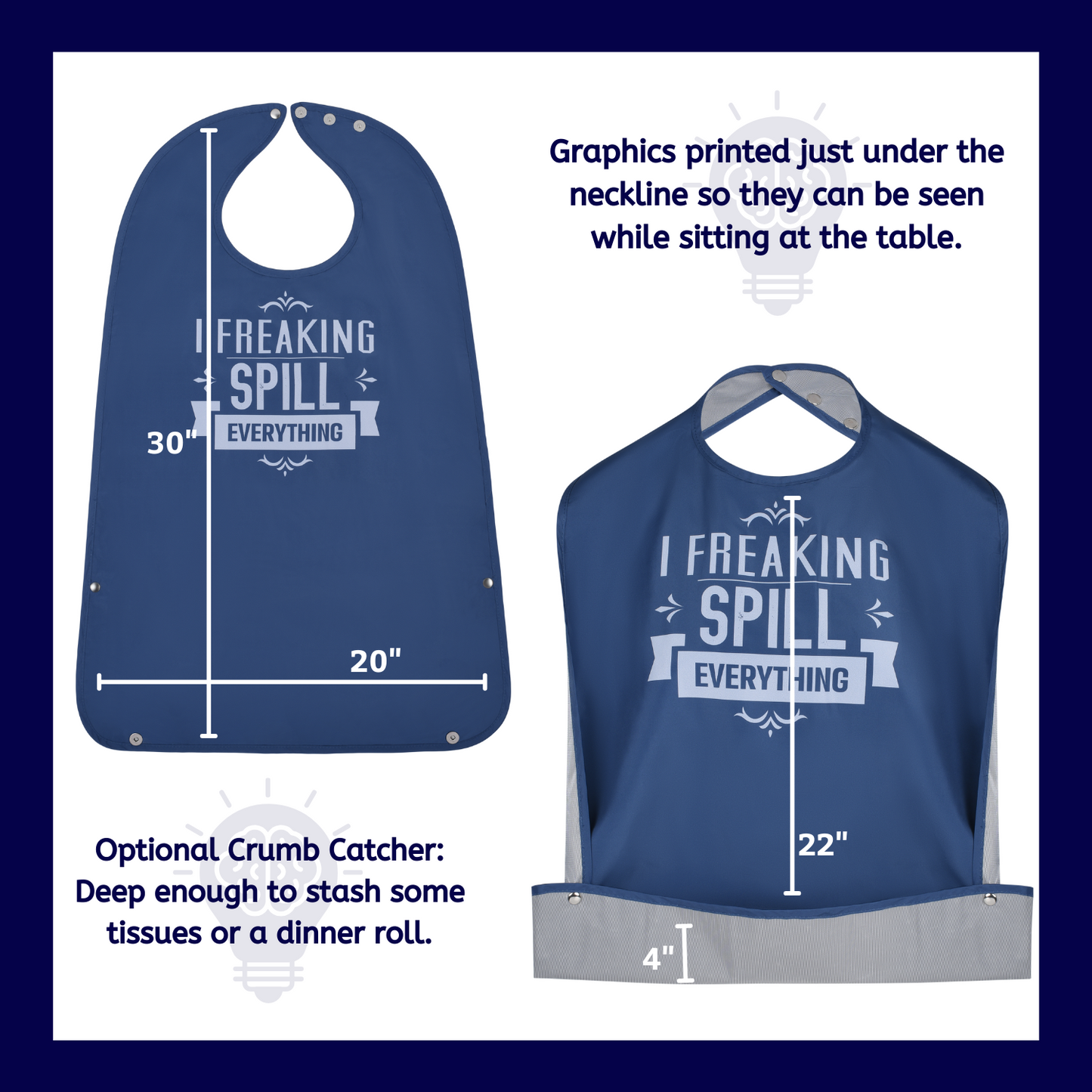 Funny Adult Bib