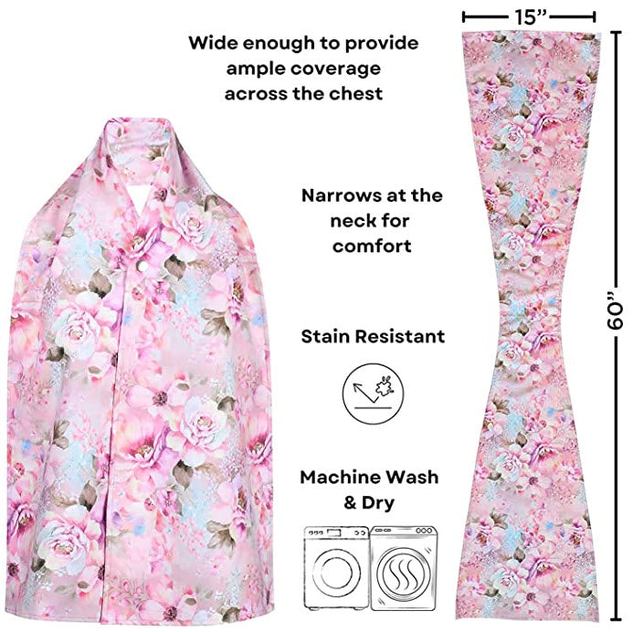 Tranquility - Magnetic Snap Adult Bib Scarf